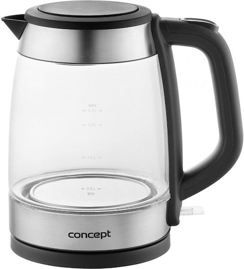 Concept Kettle 1.7lt 2200W Silver