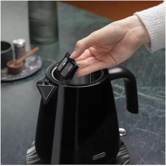 De'Longhi Eclettica Чайник 1.7л 2000W Черен
