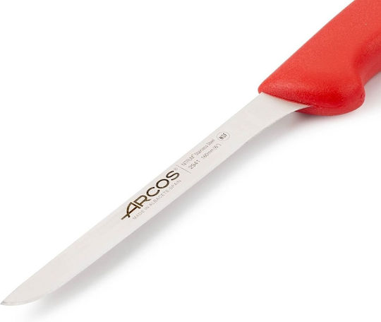 Arcos Knife Boning from Stainless Steel Red 16cm