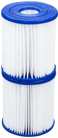 Bestway Spare Part Pool Filter Set 2 Pieces with Diameter 8cm