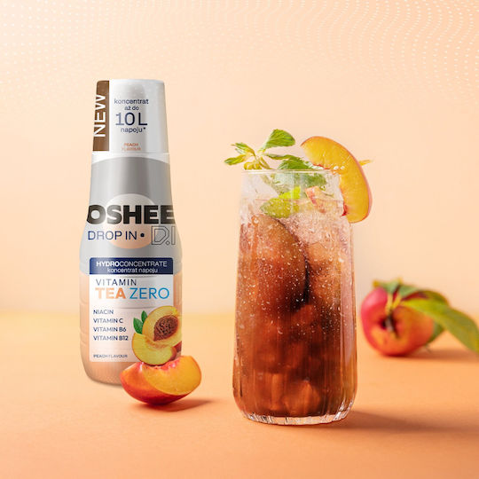 Oshee Drop Ice Tea Peach Zero Syrup 500ml 1 Piece