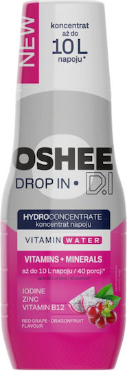 Oshee Drop Grape-dragon Fruit Syrup Wit+minerals 500ml