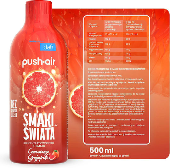 Pushair Apă Concentrat Arome World Grapefruit 500ml