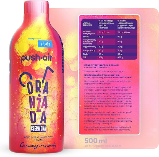 Pushair Concentrate Water Red Orangeade 500ml