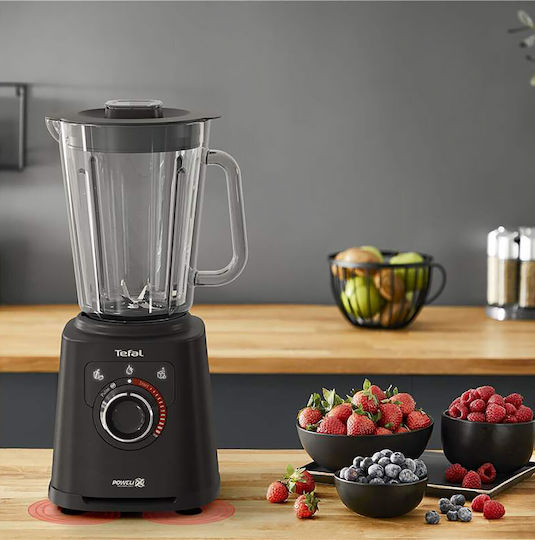 Tefal PerfectMix+ Μπλέντερ με Γυάλινη Κανάτα 2 lt 1200W Μαύρο