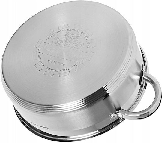 Klausberg Βαθιά Ανοξείδωτη Κατσαρόλα 6lt / 28cm