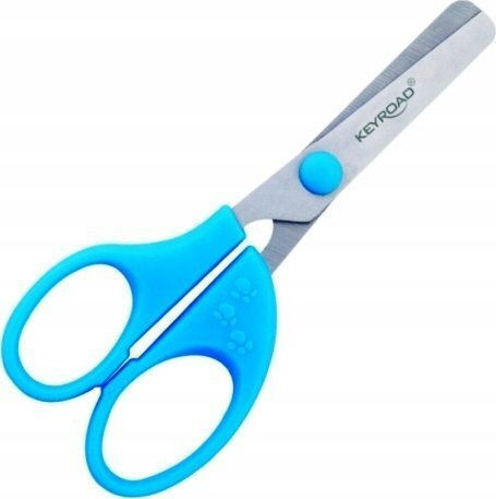 Schere Schul Keyroad 13cm Linkshänder Blister Mix Farben