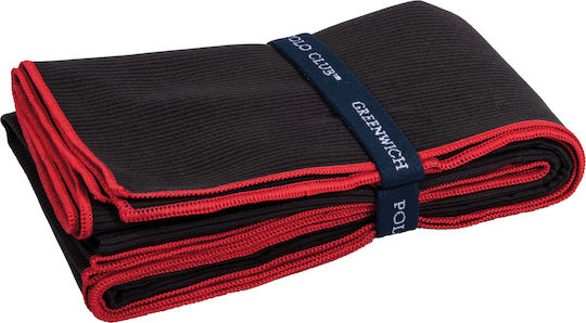 Greenwich Polo Club Microfiber Towel Body 280g/m² Black 180x80cm