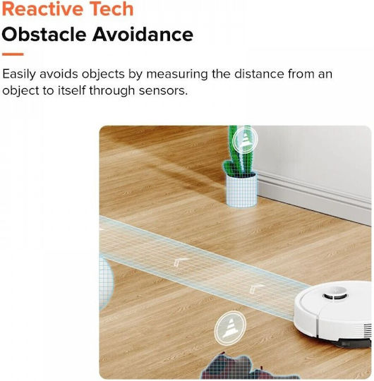 Roborock Q10 PF Robot Vacuum Cleaner with Laser Mapping & 10000Pa Suction Power Black