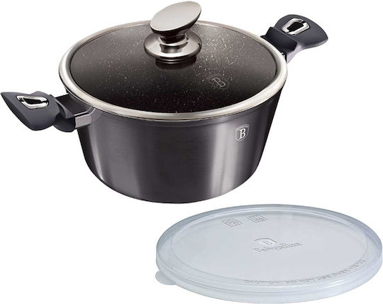 Berlinger Haus Metallic Line Σετ Μαγειρικά Σκεύη από Αλουμίνιο Carbon Pro με Αντικολλητική Επίστρωση 5 τεμαχιών
