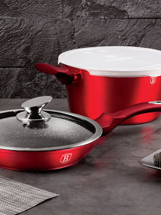 Berlinger Haus Berlinger Haus Kochgeschirr-Set aus Aluminiumguss Burgundy Collection mit Innenbeschichtung aus Stein 2-teilig