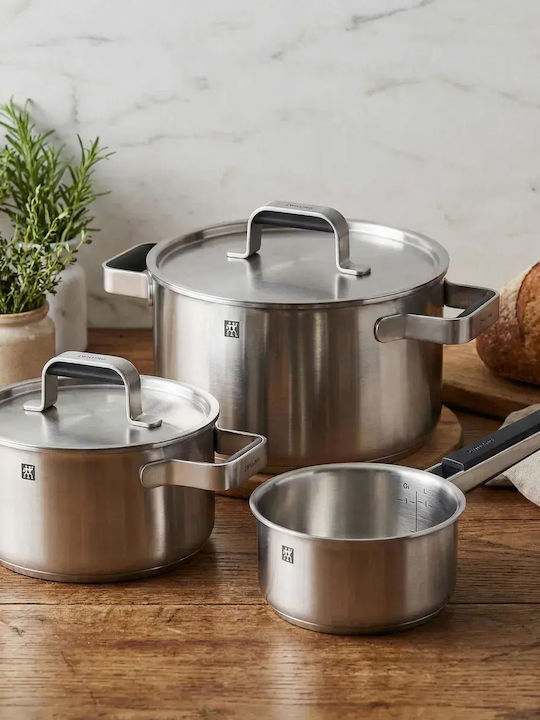 Zwilling J.A. Henckels Pure Set de oale din oțel inoxidabil 3buc