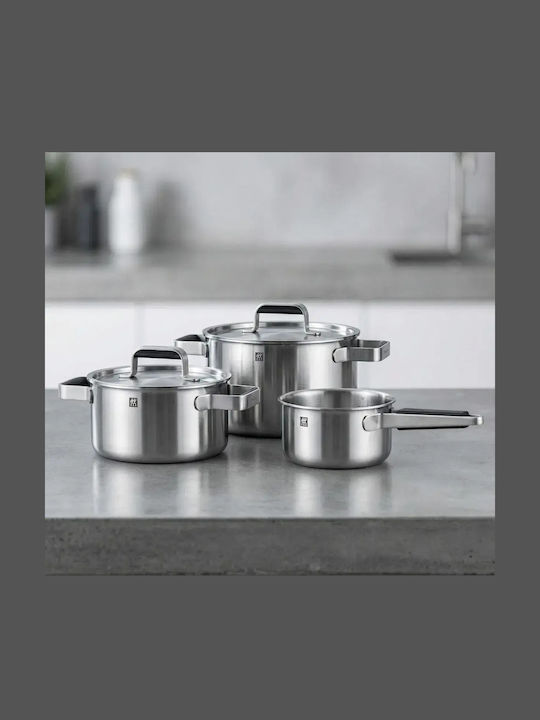 Zwilling J.A. Henckels Pure Set de oale din oțel inoxidabil 3buc