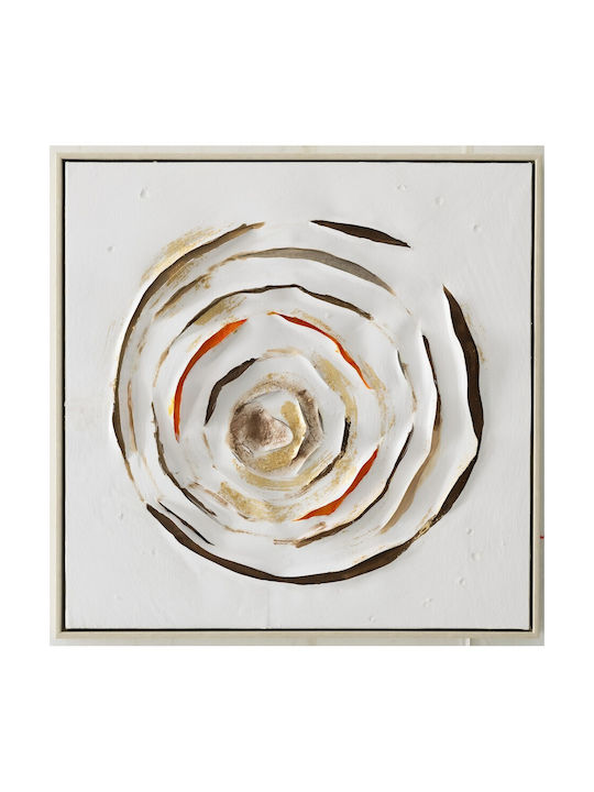 Panou Alb Multi Color Scratched Rose 50x50 Cm