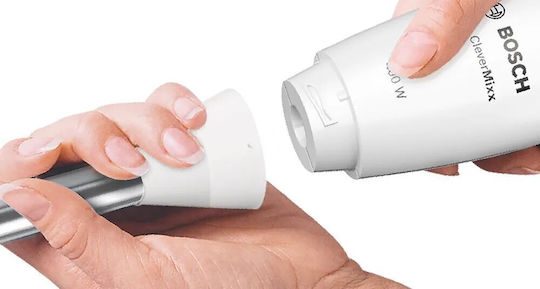 Bosch CleverMixx Ραβδομπλέντερ με Ανοξείδωτη Ράβδο 600W Λευκό