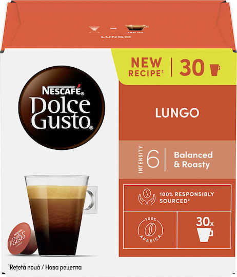 Nestle Капсули Еспресо Съвместими с машина Dolce Gusto 30капси