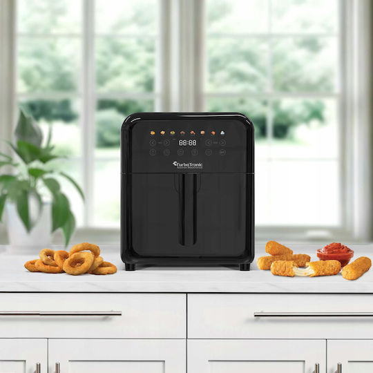 Turbotronic Heißluftfritteuse 6Es Schwarz TT-AF190