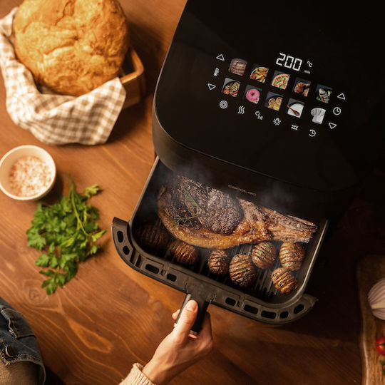 Cecotec Cecofry&Grill Smokin 4500 Air Fryer with Double Detachable Bucket 4.5lt Black