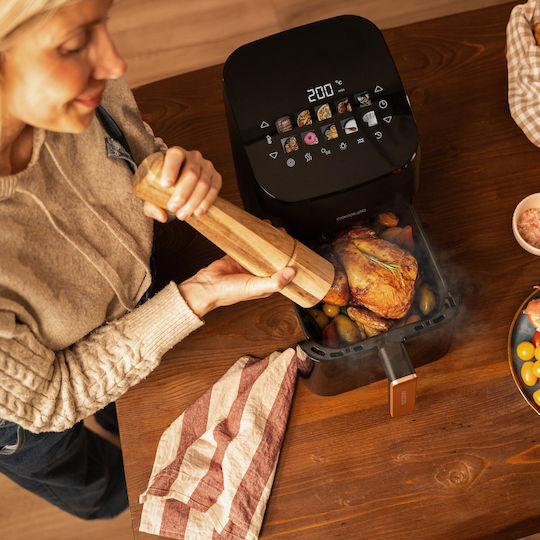 Cecotec Cecofry&Grill Smokin 4500 Air Fryer with Double Detachable Bucket 4.5lt Black