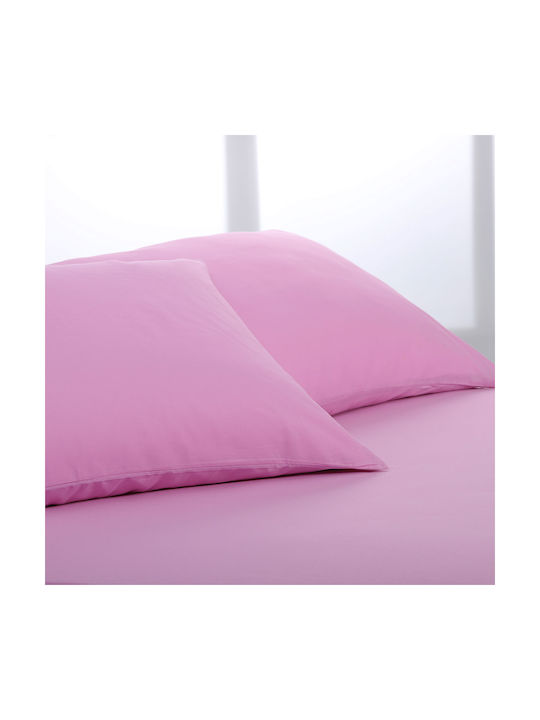 Silk Fashion Set Pillowcases with Envelope Cover Pastel Lavender 52x72cm