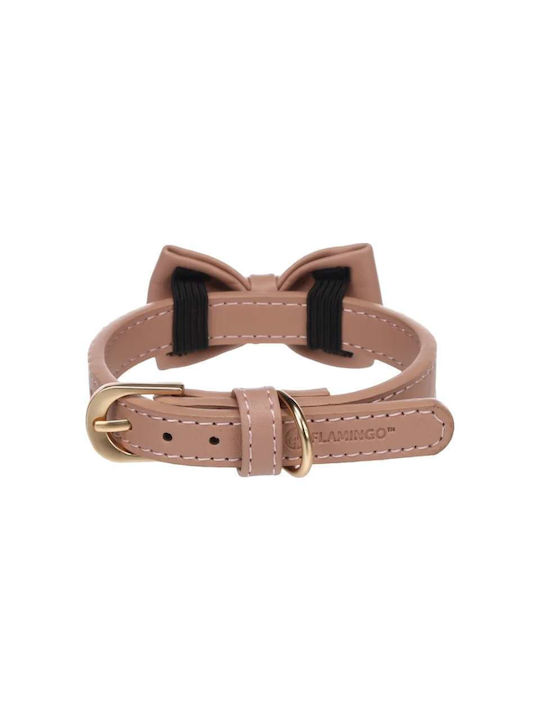 Flamingo Collar Bow Tie Nela Pink S M 31-39cm X 20mm X 4mm