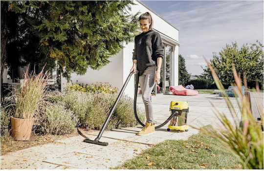 Karcher WD 3 S V-17/6/20 Car Aspirator Lichide / Solide 1000W cu Inoxidabil Recipient 17lt
