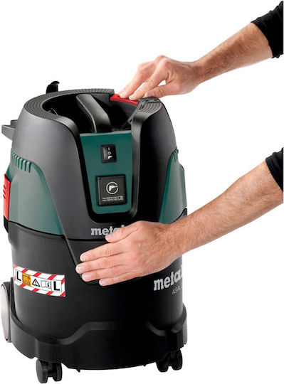 Metabo ASA PressClean Staubsauger Flüssigkeiten / Feststoffe 1250W mit Edelstahl Behälter 30Es