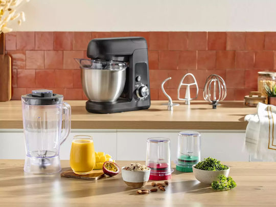 Tefal Bake Partner Mixează 1100W cu Vas din Oțel Inoxidabil 4.6lt