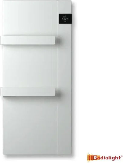 Radialight Onsen Electric Towel Rail With Glass Front 750W 90x40cm White
