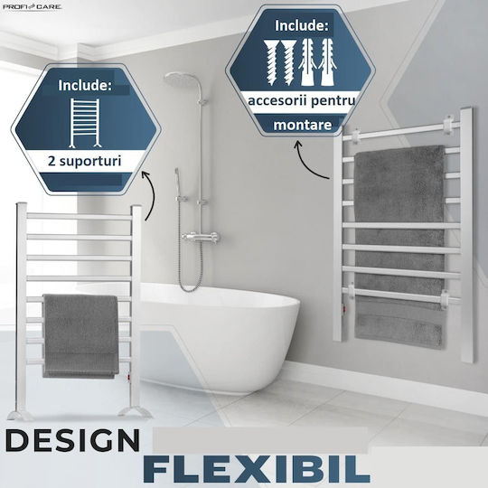 ProfiCare Pc-ehw 3115 Electric Towel Rail 125W 45x54cm Gray