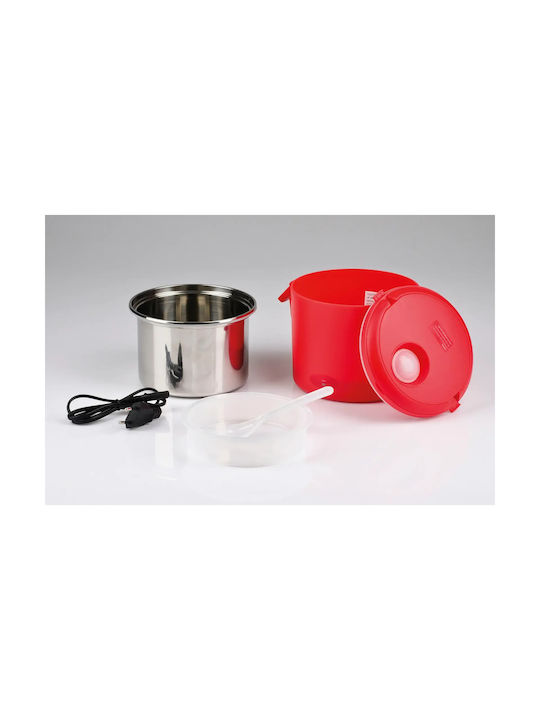 Girmi SC-0102 Ηλεκτρικό Δοχείο Φαγητού Inox Θερμός Red 17x16cm