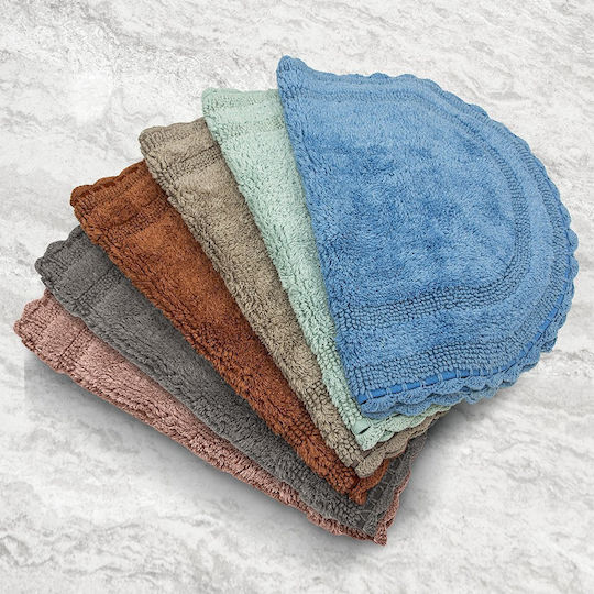 Lino Home Bath Mat Cotton Oval Libata 2500000788 Pink 50x80cm
