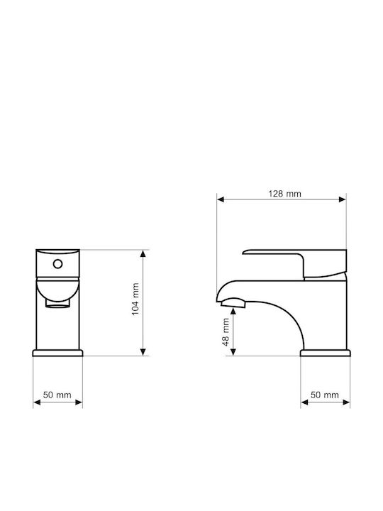 Granitan Mixing Sink Faucet Black