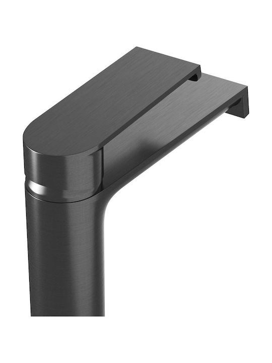 Granitan Retro Waschbeckenarmatur Grau