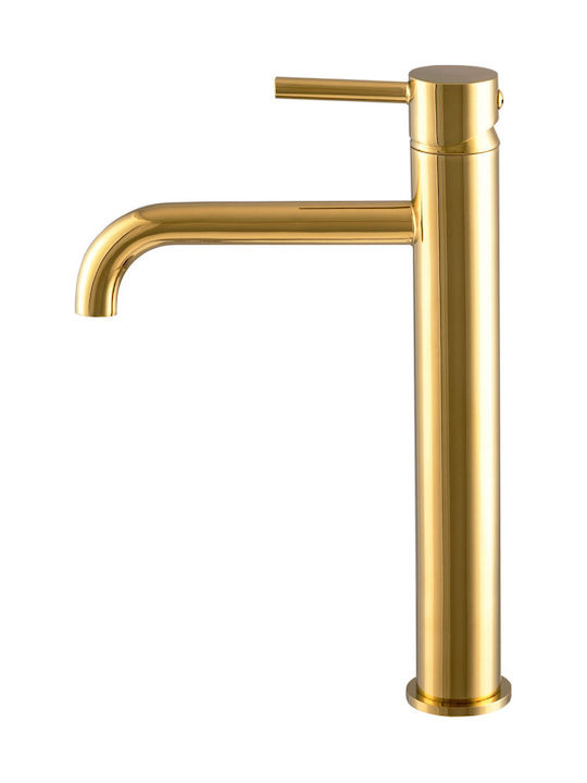 Granitan Retro Waschbeckenarmatur Groß Gold