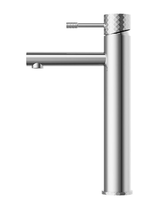 Granitan Tall Silver Sink Mixing Faucet