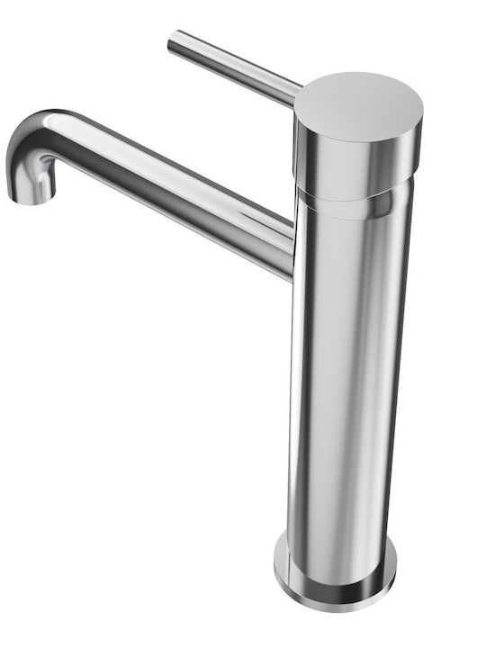Granitan Retro Waschbeckenarmatur Silber
