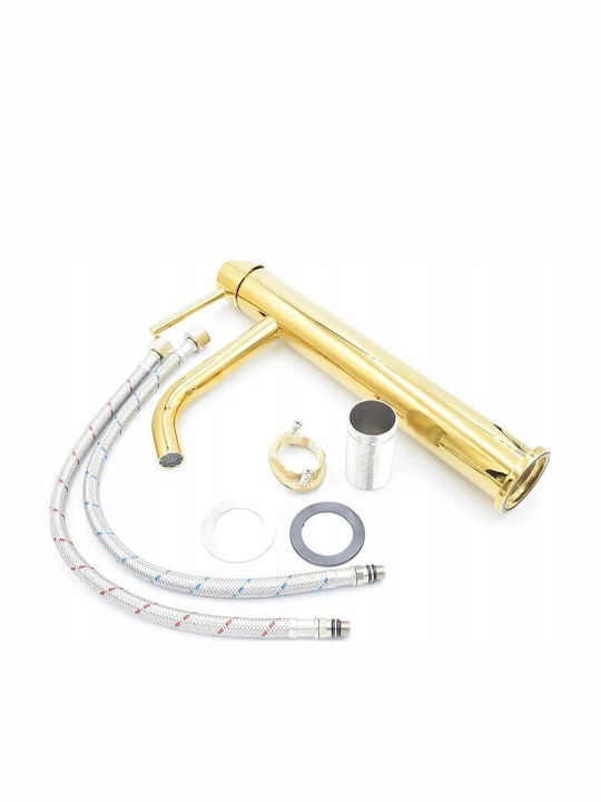Granitan Retro Waschbeckenarmatur Groß Gold