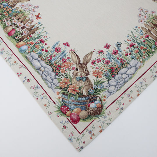 Dimeco Easter Tablecloth Beige 140cm