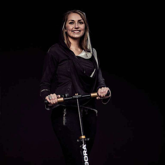 Hudora Scuter Copii Pliabil Bigwheel Air 230 2 Roți Negru