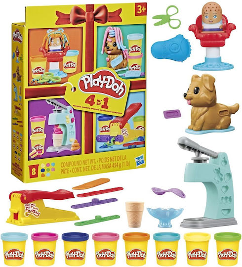 Hasbro Play-Doh Πλαστελίνη - Παιχνίδι Mini για 3+ Ετών, 8τμχ