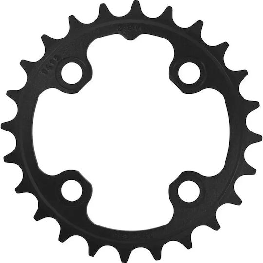 Δισκος Φυλλο Truvativ Mtb 24t B V1 64 Alum 3mm Black 9 & 10 Speed