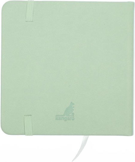 Sketchbook 12 X 12cm Mint 140gr 160 Pages Elastic Hard Cover Kangaro