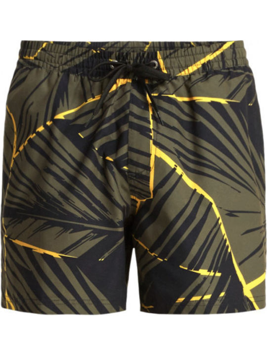 Everyday Men's Swim Shorts Grape Leaf with Patterns