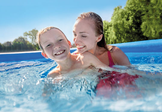 Intex Easy Set Piscină Rotundă 5620lt Gonflabilă 366x76cm Albastră