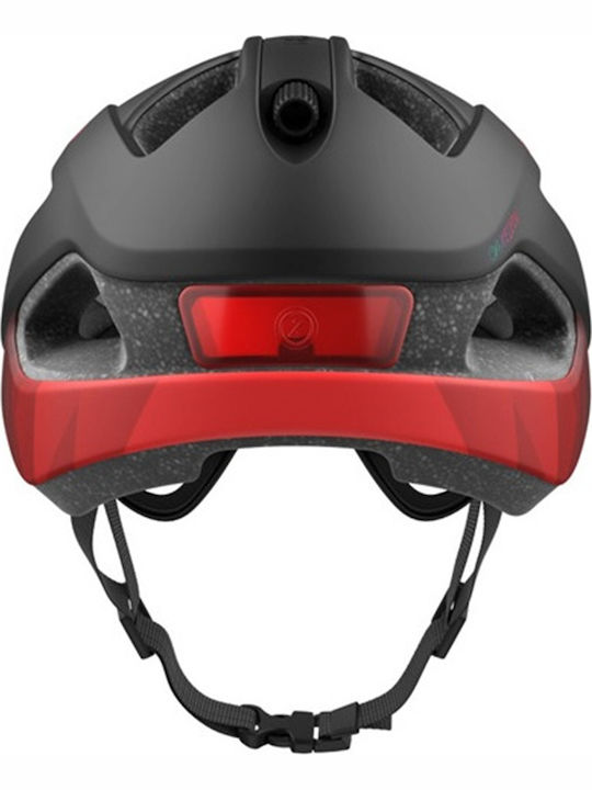 Lazer Cameleon Fahrradhelm Berg mit LED Licht Matte Black/Red