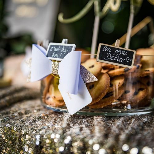 Beauty Home Wooden Decorative Element for Wedding Favors White 1pc