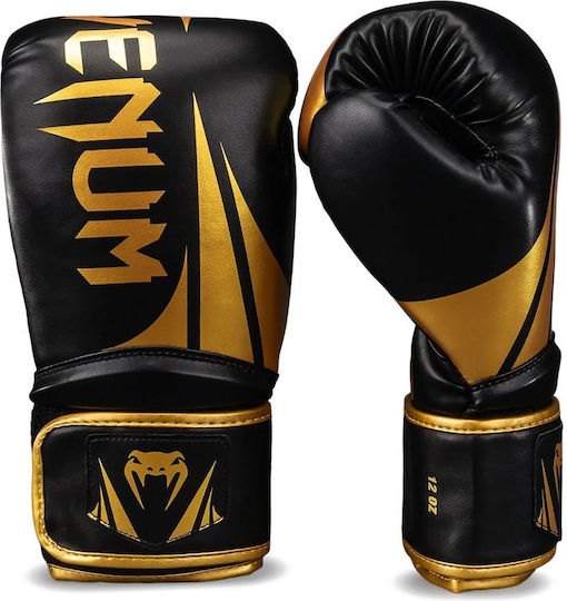 Venum Challenger 2.0 0661 Боксови Ръкавици от Синтетична Кожа за Състезание Black/Gold