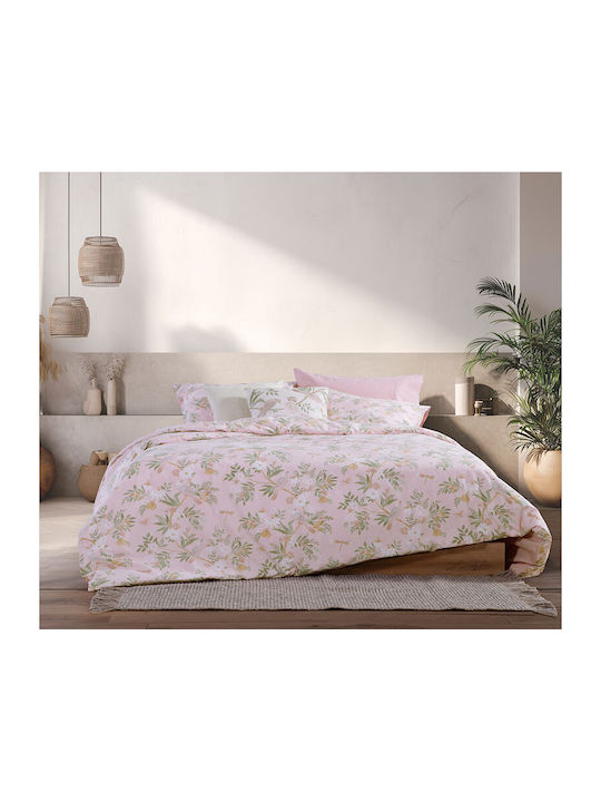 Nef-Nef Homeware Dreamel Подредба Чаршафи Единични 170x270см Розови 3 Бройки