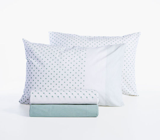 Nef-Nef Homeware Donter Σετ Σεντόνια King Size με Λάστιχο 270x270+35εκ. Εκρού (4τμχ)